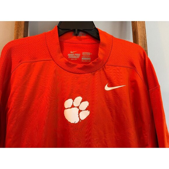 Clemson Nike Pro Combat Performance Football shirt - Team-Issued - 4XL - Picture 3 of 9